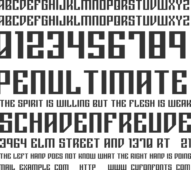 RigorMortis font preview