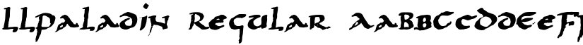 LLPaladin Regular font