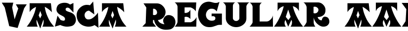 VASCA Regular font