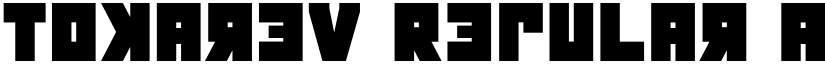 Tokarev Regular font