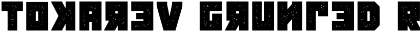 Tokarev Grunged Regular font