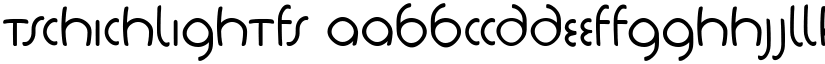 TschichLightFS font