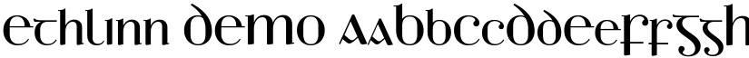 Ethlinn DEMO font