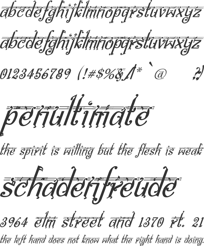 bitling Sravi font preview