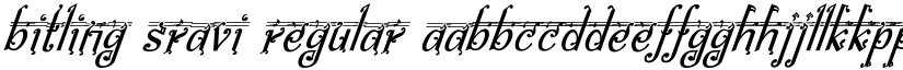 bitling Sravi Regular font