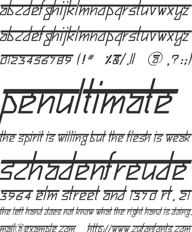 Bitling sujatra font preview