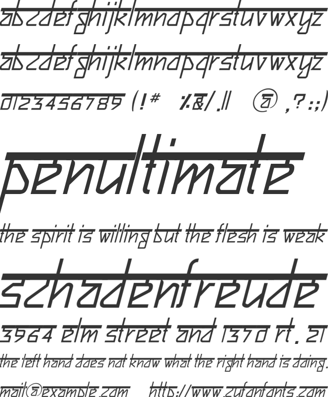 Bitling sujatra font preview