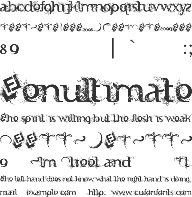 FTF Indonesiana Serif Hijauwana font preview