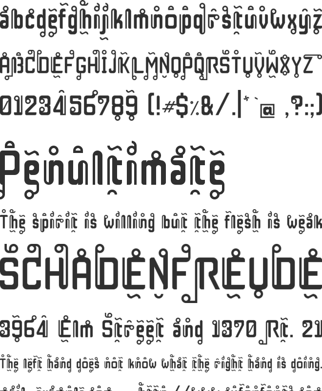 Rest in Phuket font preview