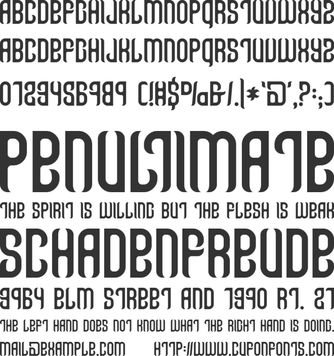 Talismanica font preview