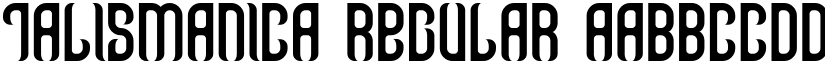 Talismanica Regular font