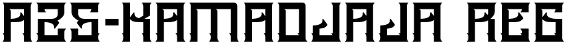 A25-KAMADJAJA font download
