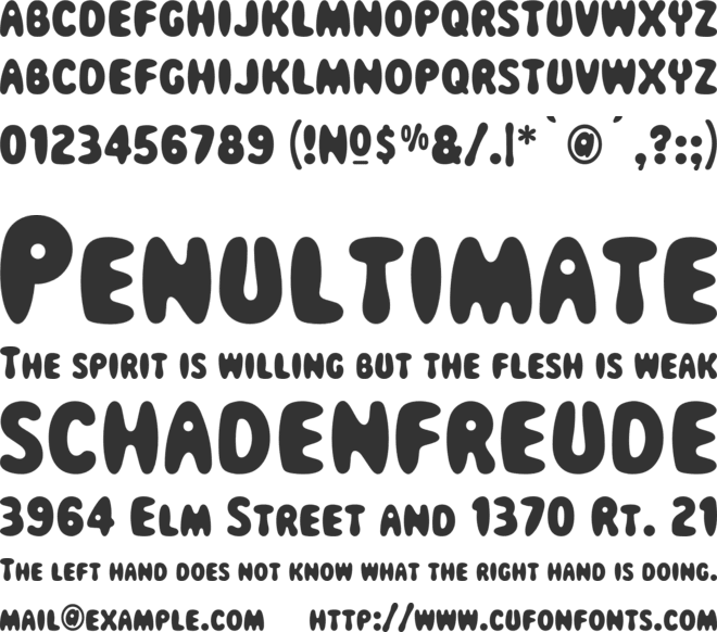 Magical Mystery Tour font preview