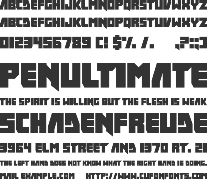 I fink u freeky font preview