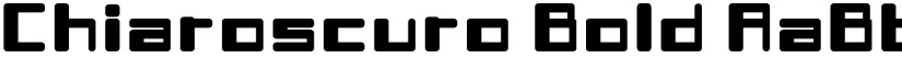 Chiaroscuro Bold font
