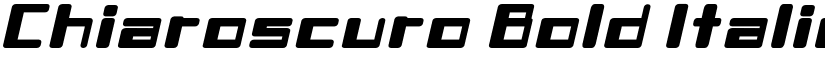 Chiaroscuro Bold Italic font