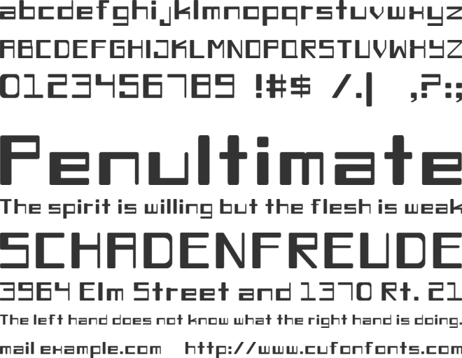 Chiaroscuro font preview