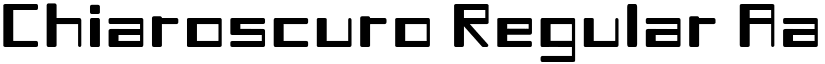 Chiaroscuro Regular font