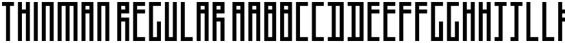 Thinman Regular font