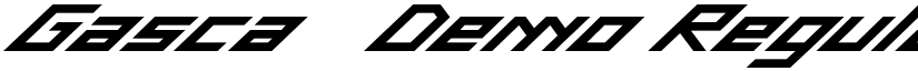 Gasca-Demo Regular font