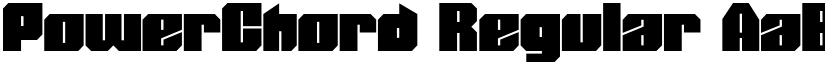 PowerChord Regular font
