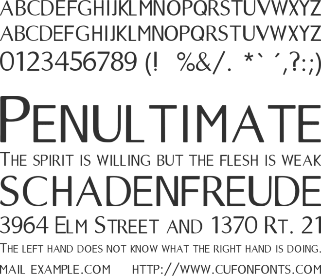 LongTime font preview