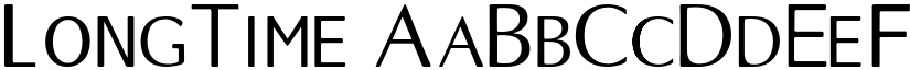 LongTime font