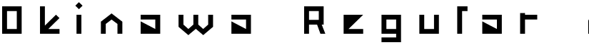 Okinawa Regular font