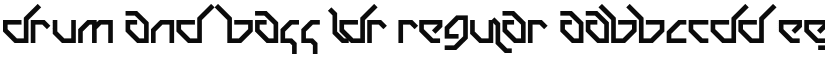 Drum and Bass LDR font download