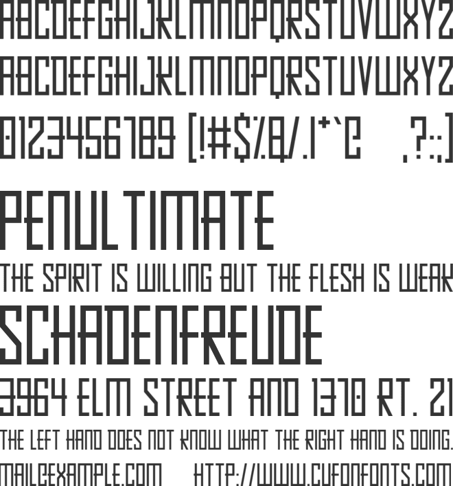 Pixelopolis 9000 font preview
