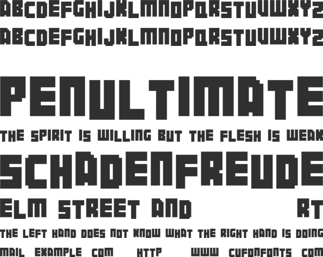 Botsmatic Demo font preview