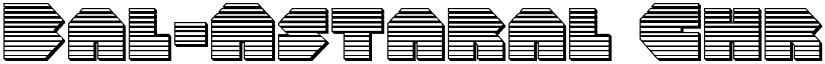 Bal-Astaral Chrome Regular font