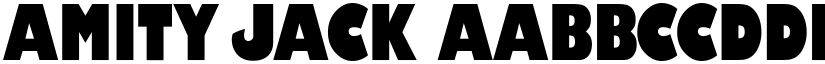 Amity Jack font
