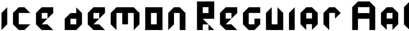 ice demon Regular font