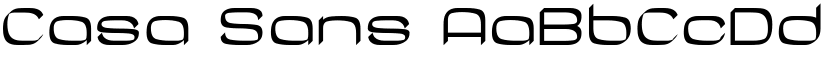 Casa Sans font