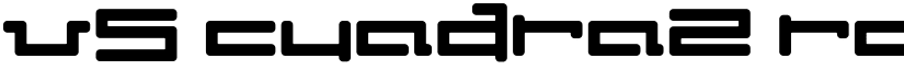 V5 Cuadra2 Round font