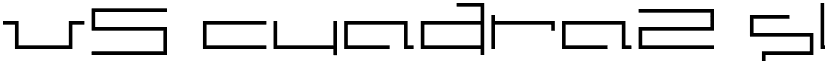 V5 Cuadra2 Slim font