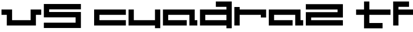 V5 Cuadra2 Thick font