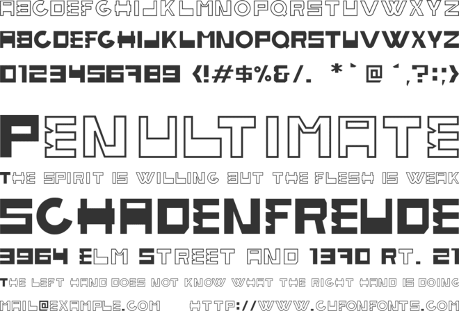 BoBardi font preview