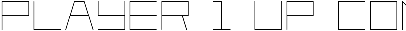 Player 1 Up Condensed Condensed font