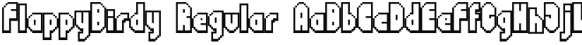 FlappyBirdy font download