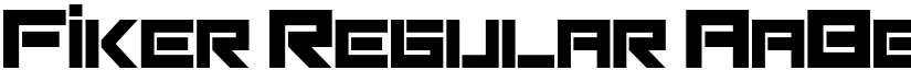 Fiker Regular font