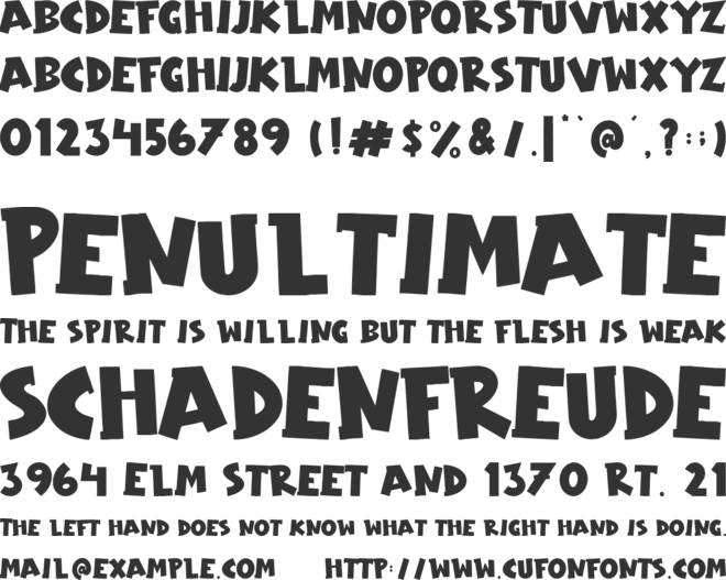 Loli Pop font preview