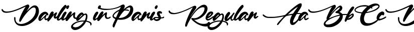 Darling in Paris font download