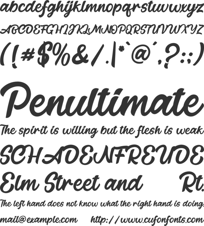 Gadamer font preview