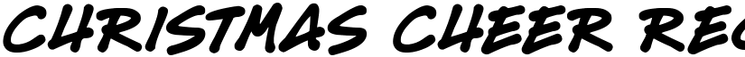 Christmas Cheer Regular font
