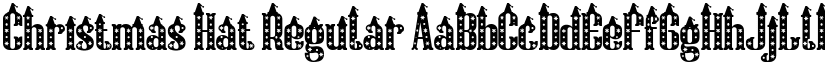 Christmas Hat Regular font