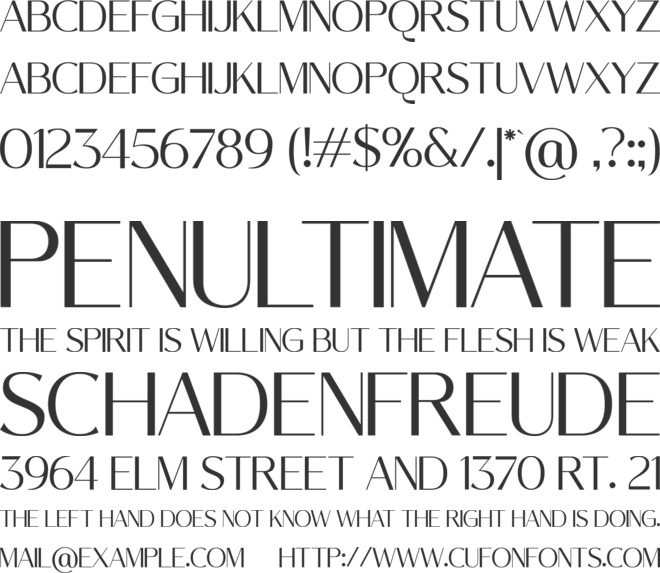 Northern Worssley Free font preview