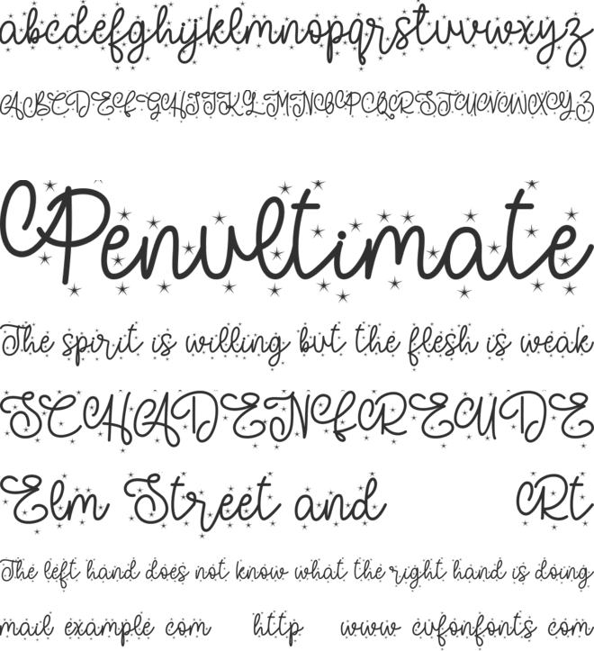 Christmas Soul - Personal use font preview
