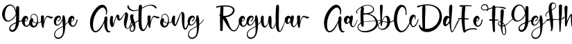 George Amstrong Regular font